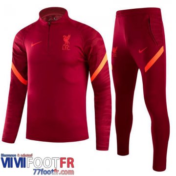 Kits: Survetement De Foot Liverpool rouge Enfant 2021 2022 TK04