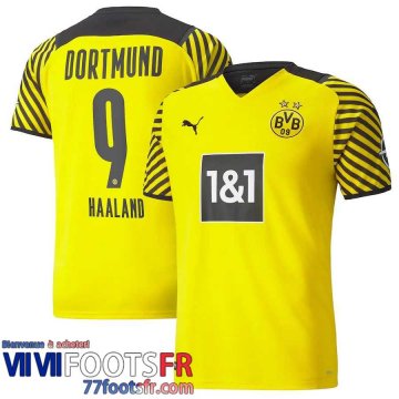 Maillot De Foot Borussia Dortmund Domicile Homme 21 22 # Haaland 9