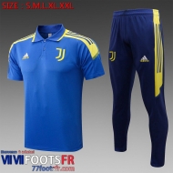 Polo foot Juventus bleu Homme 2021 2022 PL288