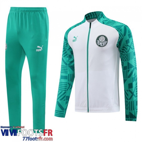 Veste Foot Palmeiras Blanc Homme 2023 2024 JK726