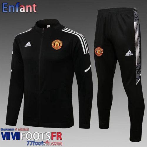 Veste Foot Manchester United noir Enfant 21 22 TK173