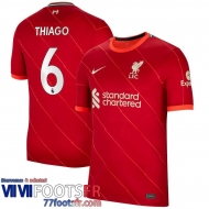 Maillot De Foot Liverpool Domicile Homme 21 22 # Thiago 6