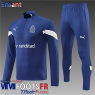Survetement de Foot Marseille bleu Enfant 22 23 TK333