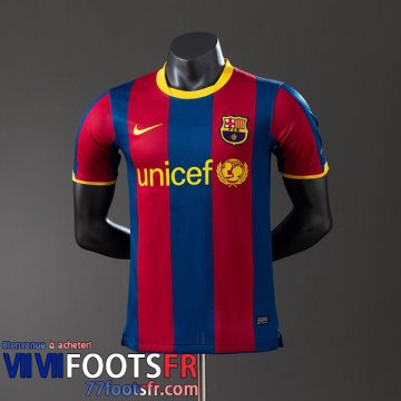 Retro Maillot De Foot Barcelone Domicile Homme Manche Longue 10 11 FG990
