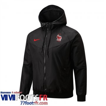 Coupe Vent - Sweat a Capuche France noir Homme 2022 2023 WK76