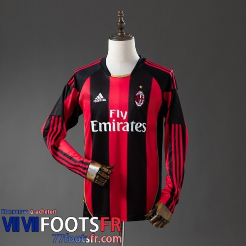 Retro Maillot De Foot AC Milan Domicile Homme Manche Longue 10 11 FG1185 Retro Maillot De Foot AC Milan Domicile Homme Manche Longue 10 11 FG1185