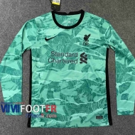 77footfr Maillots foot Liverpool Exterieur Manche Longue 2020 2021