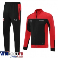 Veste Foot AC Milan Rouge noir 21-22 JK15