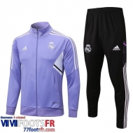 Veste Foot Real Madrid Violet clair Homme 2022 2023 JK568