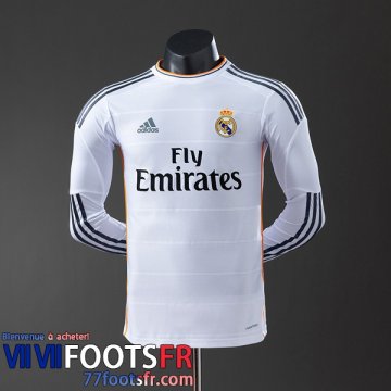 Retro Maillot De Foot Real Madrid Domicile Homme Manche Longue 13 14 FG1044