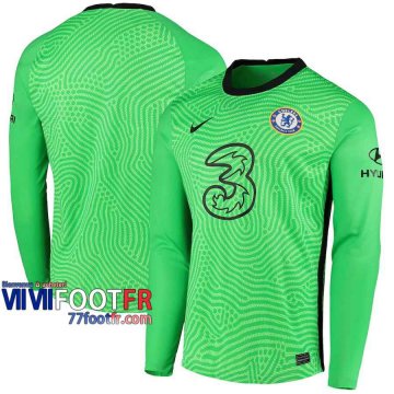 Maillot de foot Chelsea Gardien de but 2020 2021 Manches longues