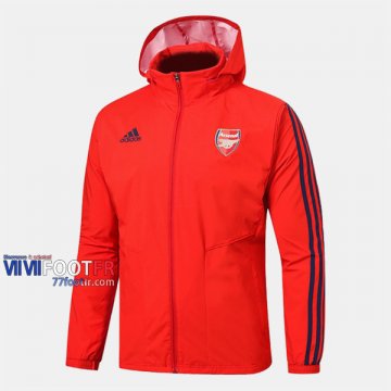 Boutique Veste Foot Coupe-Vent Arsenal Rouge 2019/2020 Nouveau Promo