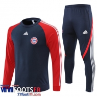 Survetement de Foot Bayern Munich bleu Homme 21 22 TG212