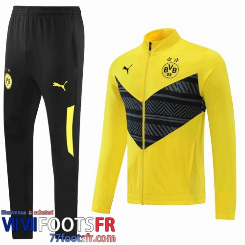 Veste Foot Dortmund BVB Jaune Homme 2022 2023 JK313