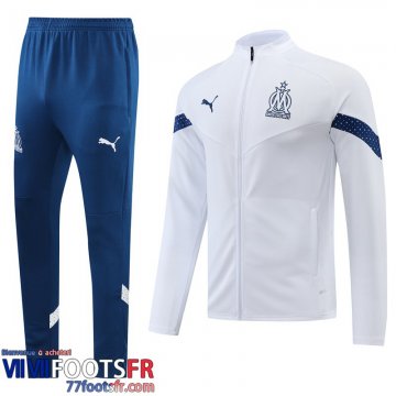 Veste Foot Olympique De Marseille Blanc Homme 2022 2023 JK518