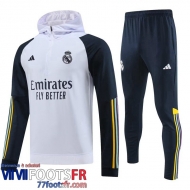 Sweatshirt Foot Real Madrid Blanc Homme 2023 2024 SW71