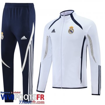 Veste Foot Real Madrid blanc Homme 21 22 JK264