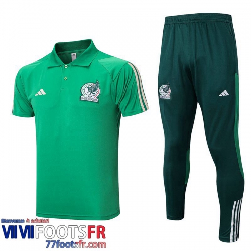 Polo foot Mexique vert Homme 2022 2023 PL623