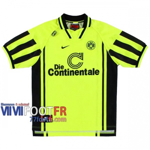 77footfr Retro Maillot de foot Dortmund BVB Domicile 1996/1997