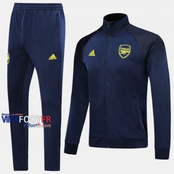 A++ Qualité: Ensemble Veste Survetement Foot Arsenal FC Bleu Fonce 2019 2020 Nouveau