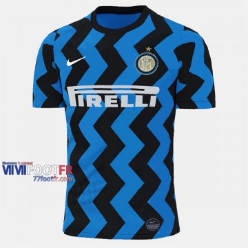 Nouveau Flocage Maillot De Foot Inter Milan Homme Domicile Version Fuite 2020-2021 Personnalise :77Footfr