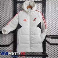 Doudoune Foot River Plate Blanc Homme 2023 2024 G60