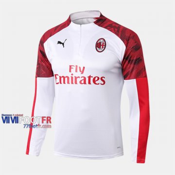 Le Nouveau Meilleur Sweatshirt Foot Milan AC Blanc 2019-2020