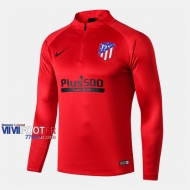 Nouveaux Meilleur Prix Sweatshirt Foot Atletico Madrid Rouge 2019-2020