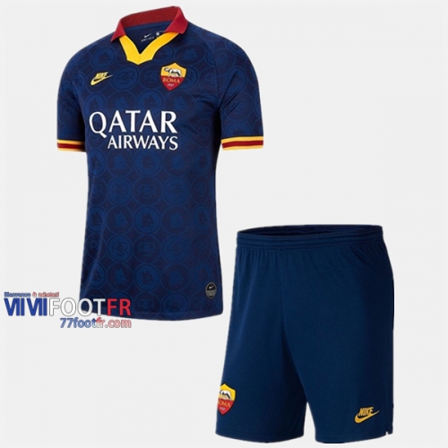 Ensemble Maillot AS Rome Enfant Third 2019-2020 Personnalise :77Footfr