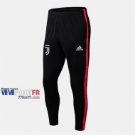 Promo: Nouveau Pantalon Entrainement Foot Juventus Thailandais Noir Rouge 2019/2020