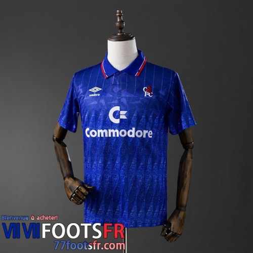 Retro Maillot De Foot Chelsea Domicile Homme 89 91 FG919