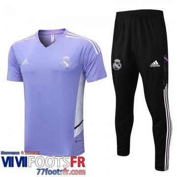 Survetement T Shirt Real Madrid Mauve Homme 2022 2023 TG596