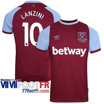 Maillot de foot West Ham United Lanzini #10 Domicile 20-21