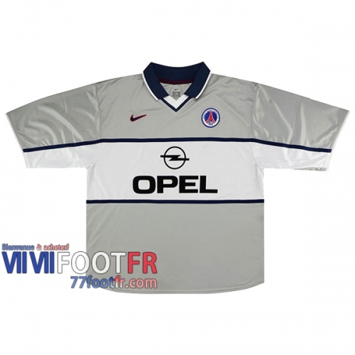 77footfr Retro Maillot de foot PSG Exterieur 2000/2001