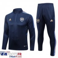 Survetement de Foot Arsenal bleu marine Homme 2023 2024 TG739