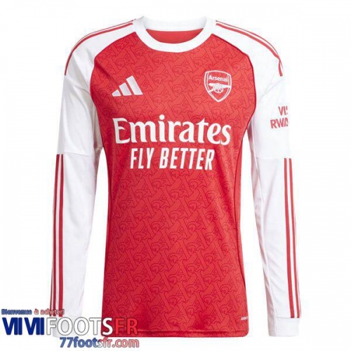 Maillot De Foot Arsenal Domicile Homme Manche Longue 25 26