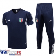 Survetement T Shirt Italie bleu marine Homme 2023 2024 TG751
