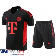 Survetement T Shirt Bayern Munich noir Homme 2022 2023 TG682