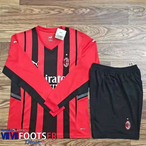 Maillot de foot AC Milan Domicile Homme Manche Longue 2021 2022