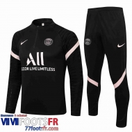 Survetement de Foot PSG Paris le noir Homme 21 22 TG177