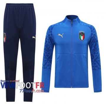 77footfr Veste Foot Italie bleu - Entrainement 2020 2021 J98