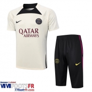 Survetement T Shirt PSG abricot Homme 2023 2024 TG773