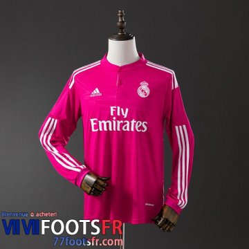 Retro Maillot De Foot Real Madrid Exterieur Homme Manche Longue 14 15 FG1153