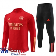 Survetement de Foot Arsenal rouge Homme 2023 2024 TG909