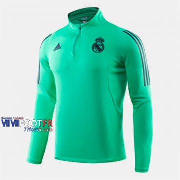 Nouveau Destockage Sweatshirt Foot Real Madrid Vert 2019-2020