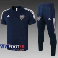 77footfr Survetement Foot T-shirt Boca noir 2020 2021 TT70