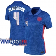 77footfr Angleterre Maillot de foot Henderson #4 Exterieur Femme 20-21