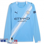 Maillot De Foot Manchester City Domicile Homme Manche Longue 25 26