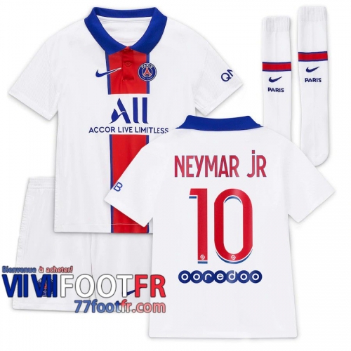 Maillot de foot PSG Neymar Jr #10 Exterieur Enfantes 20-21