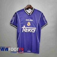 77footfr Retro Maillots foot Real Madrid 97 98 Exterieur